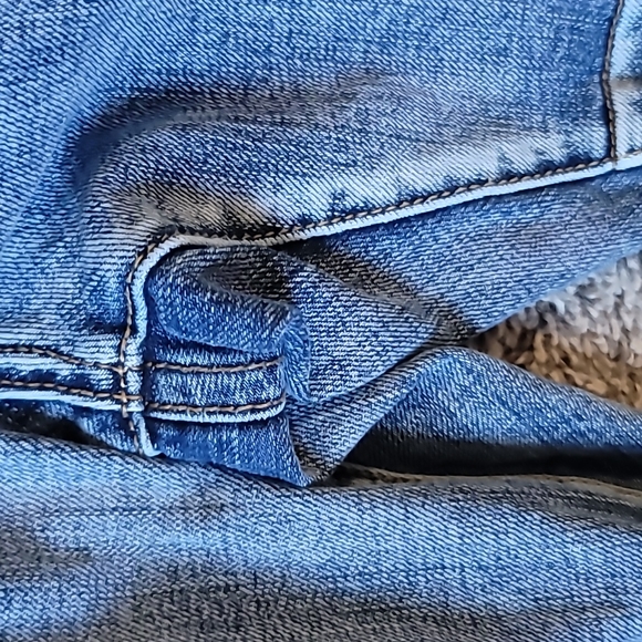 STUNNING CRYSP ACID WASH MOTO SKINNY JEANS - Picture 5 of 12